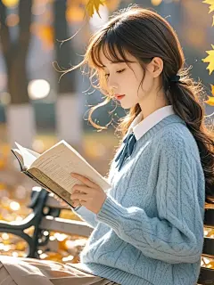 美女壁纸︳秋天的氛围感真的很适合读书_4_美遇幻想空间_来自小红书网页版