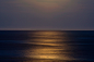 water Refection night Time Exposure twilight waves