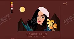 人物插画 【酷图网】人物插画,卡通人物,卡通美女,时尚卡通美女,美女插画,欧美卡通美女,动漫,动漫人物