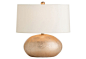 Winslow Table Lamp, Metallic Porcelain