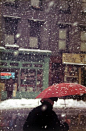 纽约派彩色摄影丨Saul Leiter(10)_她影像_色影无忌