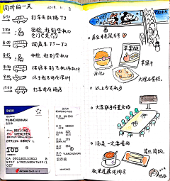 袁春楠采集到2019年袁春楠画日记-第三本