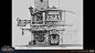 Kul Tiras Architecture Designs, Jimmy Lo : The Kul Tirans are a seafaring culture and we wanted to capture that in their architecture.  Not only would they utilize ship parts for their buildings, but how they construct, craft and design would be themed to