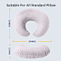 Amazon.com : Ezencon Nursing Pillow, Breastfeeding Pillows for Propping, Tummy Time, Sitting Support, Removable and Washable Pillow Cover(Minky-Purple) : Baby