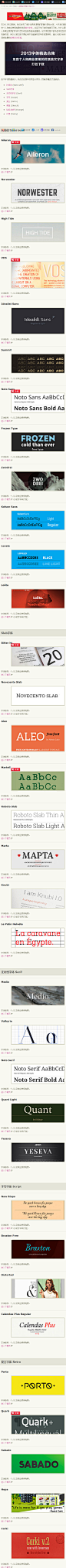 2013合集：个人和商业使用免费的优质英文字体打包下载 | 设计达人