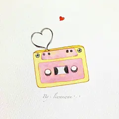 简单小物，•l.o.v.e•爱你在心口难开..（via @爱笑的李湾湾 ​​​​） ​​​​