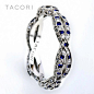 Tacori sapphire and diamond ring, so pretty@北坤人素材