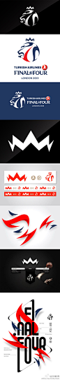 【2013欧洲篮球冠军联赛四强赛标志】由土耳其航空冠名赞助的2013欧洲篮球冠军联赛四强赛已于日前在伦敦结束。标志将有丛林之王之称的狮子和篮球完美的结合。中间的红色色块代表泰晤士河。整体色彩则使用了英国国旗的标准颜色。标志由希腊设计机构Designers United设计。http://t.cn/zTe2DWH