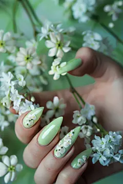 指尖上的艺术美甲精选