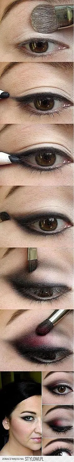 #教程# #眼妆# #彩妆#欧式妆#简单易学#时尚#默摄影Kiki#烟云妆面