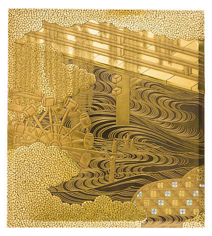 A fine gold lacquer ...