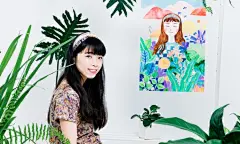 【被畫下來的故事，比較接近永恆】專訪插畫家 Li wen : 你有沒有思念卻見不到的人？你覺得想念會是什麼顏色的？ 看到 Li wen 創作給過世奶奶的插畫之後，我開始發現…
