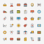 Free, flat-line ecommerce icon pack | Inside Design Blog