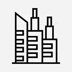 塔楼大楼酒店图标 免费下载 页面网页 平面电商 创意素材