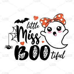 BooTiful小美女。美丽的boo文本