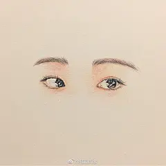 眼睛和面部的画法~彩铅手绘【插画师：Hantograph】 ​ ​​​​