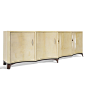 VESPERTILIO SIDEBOARD
Size: W 97 x D 20 x H 34 inches
http://southhillhome.com/furniture/item/casegoods/cabinets/vespertilio_sideboard_goatskin_ebony