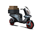 Xscoot (delivery scooter) renders