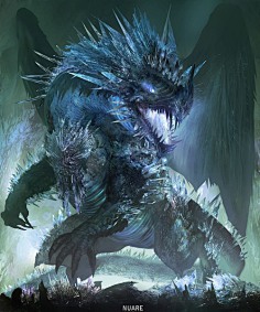 可爱生物-花瓣网|陪你做生活的设计师 | 眠龙,猛牛龙,红莲爆鳞龙,雾瘴