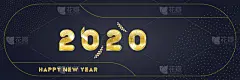2020,暗色,绘画插图,矢量,新年前夕,黄金,贺卡,标志,平坦的,背景幕