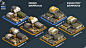 3D Buildings (Barraks) - Dino War: Raise of Beasts