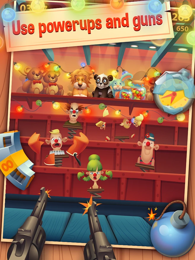 Smash a Clown - 2d graphics design : Smash a Clown is a funny shooting ...