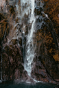 水 瀑布 性质 悬崖 河 流 风景摄影图片图片壁纸