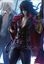 Vincent Valentine suite by sakimichan