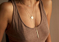 Collana in oro Bar, Layered Set di 2 collane, collana d'oro cerchio, cerchio iniziale collana, personalizzata Set collana