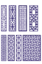 花格隔断窗户镂空装饰雕刻窗花-众图网