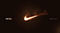 Nike耐克火焰-品牌广告壁纸