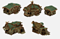 funny houses, xin xia : some funny houses .designed for a game.