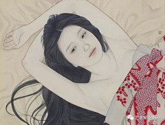 夜色1975采集到日本大竹彩奈人物画