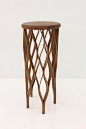 Honeycomb chair is a high chair made of bamboo