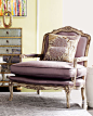粉紫色赋予了这张椅子雍容华贵的感觉，呵呵,沙发,紫色