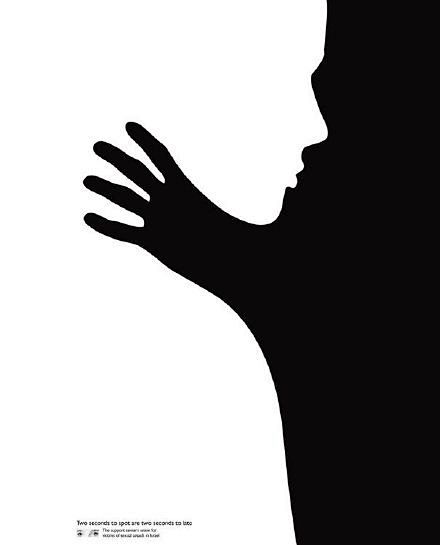 绝妙的正负形创意海报