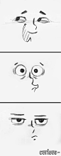 In this lesson, learn how to draw cartoon eyes that show annoyance, insincere happiness, and surprise.: 