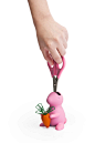 DESK BUNNY SCISSORS : Hop hop hop onto your desk to help you organize is the Desk Bunny – scissors & clip holder, who is bringing with it a yummy carrot to share, too!