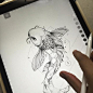 有没有很棒的以动物为主题的针管笔插画？