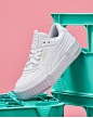 PUMA彪马官方正品 娜扎同款新款女子烫金印花复古休闲鞋 373871-tmall.com天猫