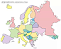 手绘五彩的欧洲地图版图|办公用品|欧洲地图|生活百科|矢量素材|手绘地图|手绘地图素材|卡通手绘地图素材|中国手绘地图|手绘地图 城市