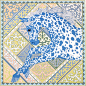 90X90厘米方巾 Hermès | Appaloosa des Steppes