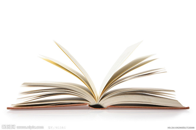 翻开的书本