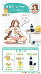 垃圾分类 环保 插画 漫画 小贴士 猪猪女孩