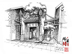 cchart采集到钢笔画