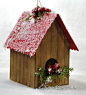 Image result for birdhouse christmas