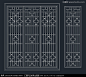 镂空隔断图案 镂空花格