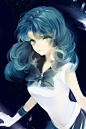 Tags: Anime, Lpip, Bishoujo Senshi Sailor Moon, Sailor Neptune, Kaiou Michiru, Green Bow, Tiara