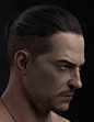 Warrior Portrait, Fareed Nagy : I started this project solely to learn hair grooming and Xgen for the first time. The project grew beyond Xgen study/practice where I also learned to utilize XYZ displacement packages with Mari.
Albedo was polypainted using