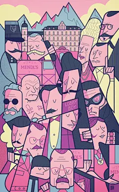 有点密集的插画电影海报设计
作者：Ale Giorgini ​​​​
